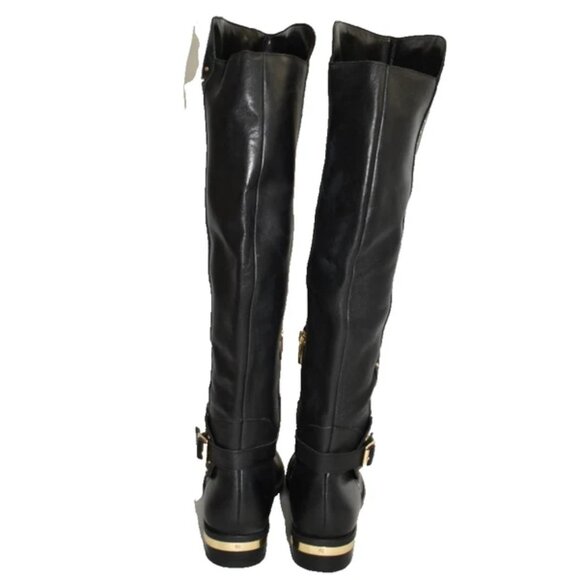 $250 Vince Camuto Womens Poppidal Tall Riding Boots Leather Studs 8 (MG24) - Picture 6 of 8